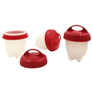 Silicone Egg Boiler by TV Time Direct - 4-Pack for Effortless Egg Cooking
