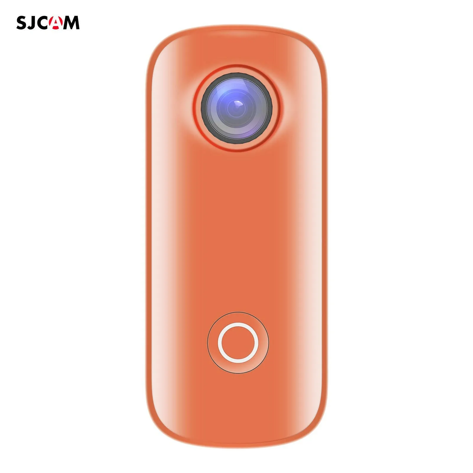 SJCAM C100  Mini Action Camera 4K 30fps Video Digital Camera 30M Waterproof Magnetic Body Built-in Rechrageable Battery WiFi Connection APP Sharing with Waterproof Case Back Clip Lanyard