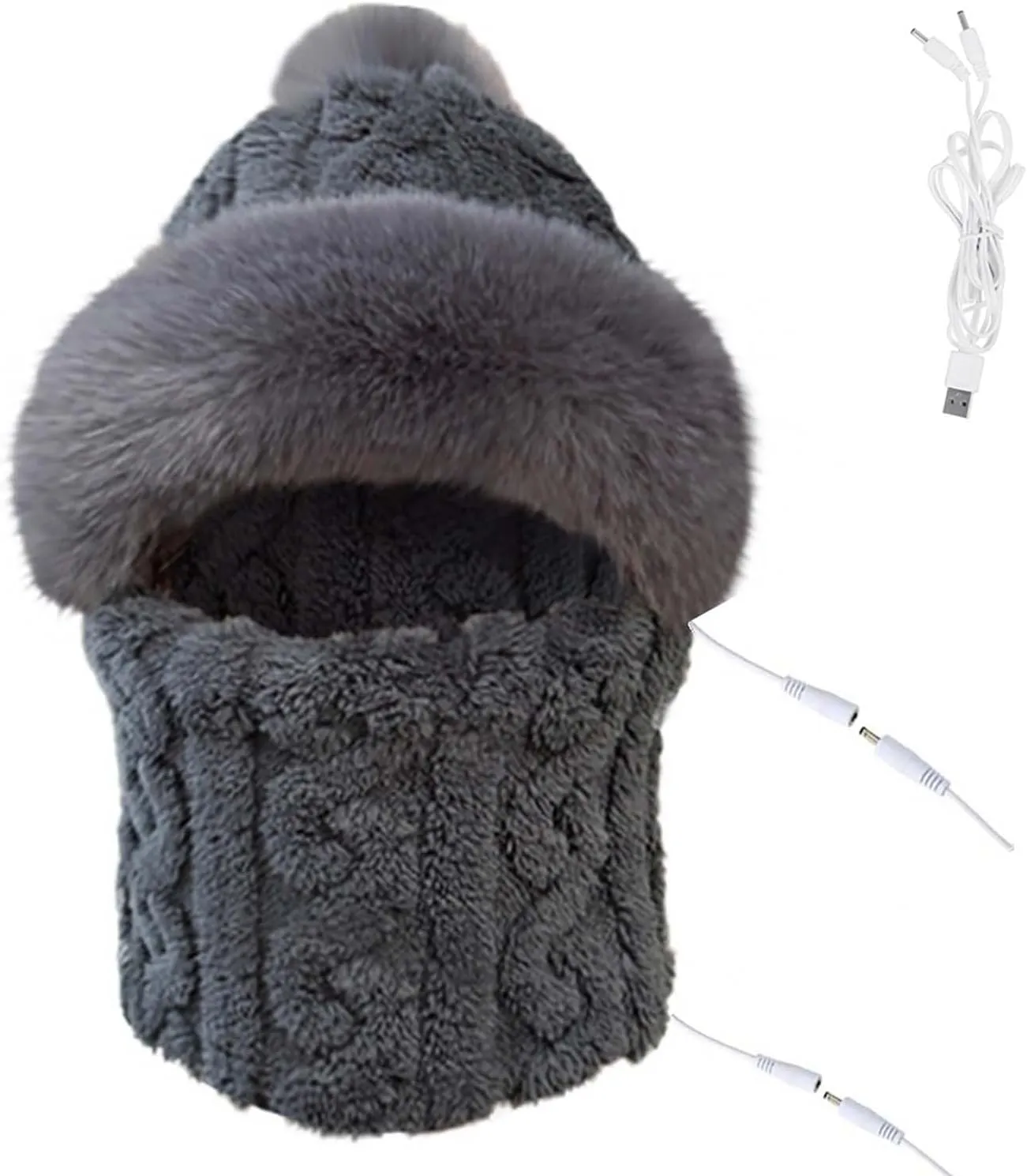 Ski Mask Balaclava Wind-Resistant Winter Face Mask for Women Men Adjustable Thermal Warm Hood Cover Hat Cap Scarf