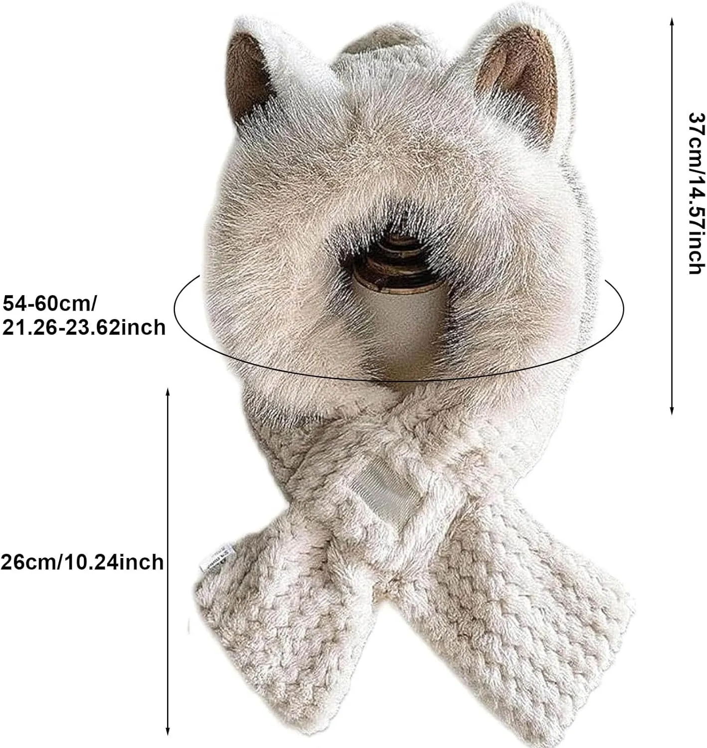 Ski Mask for Men Women, Warm Winter Balaclava Windproof Face Mask, Full Head Cover Cap Scarf Neck for Cold Weather