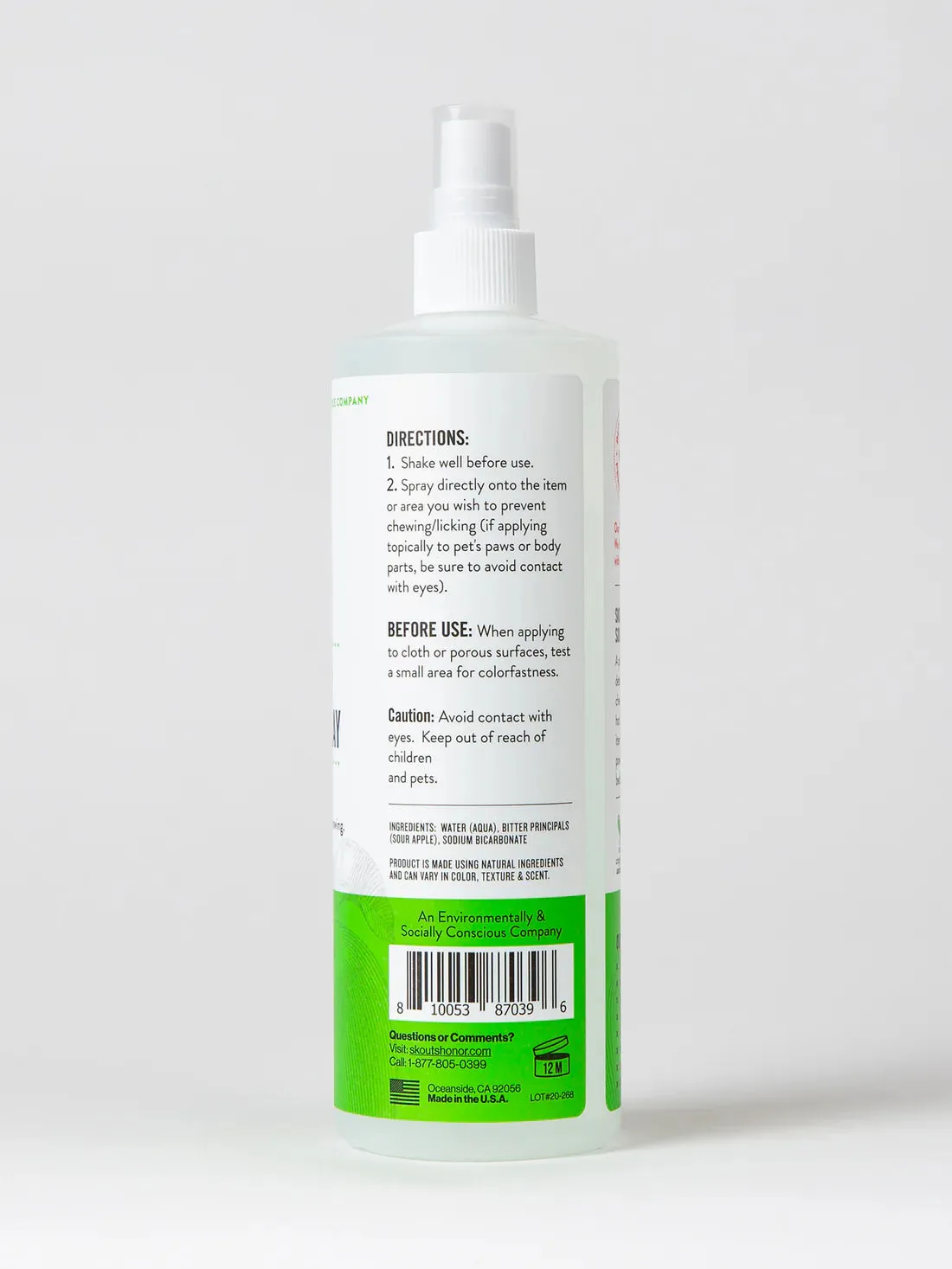 Skout's Honor Super Sour! Anti Chew Spray - 8 oz.