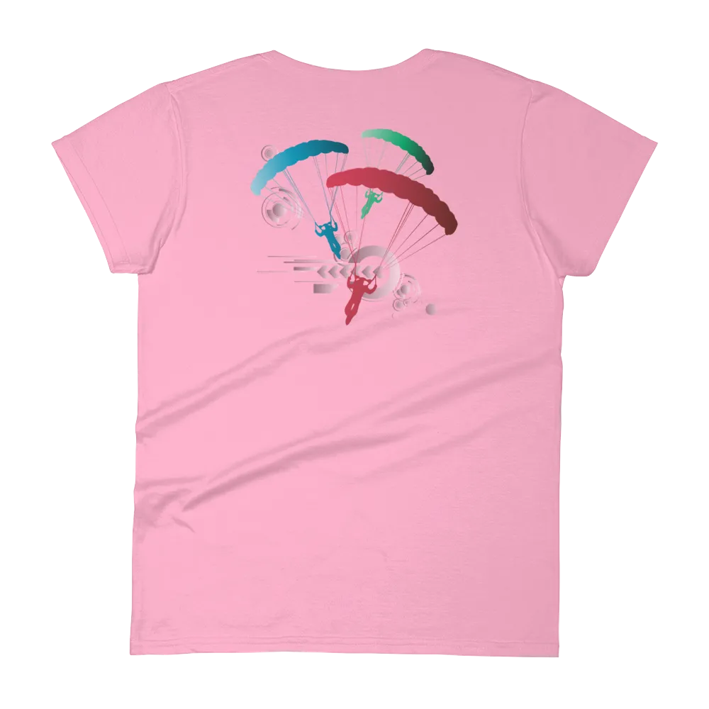 Skydive Competition - Full Edition - Women`s Colored T-Shirts