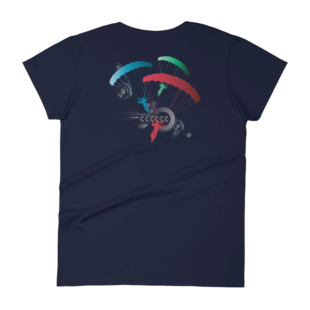 Skydive Competition - Full Edition - Women`s Colored T-Shirts