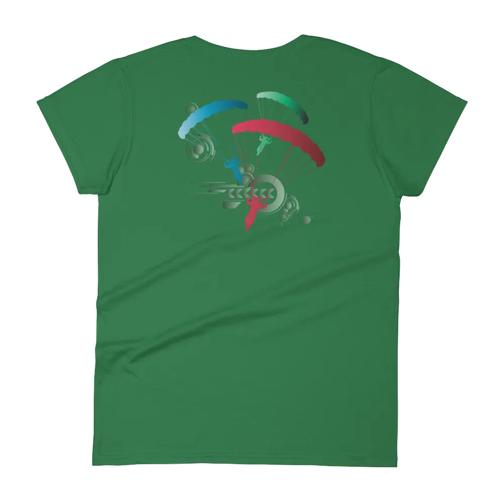 Skydive Competition - Full Edition - Women`s Colored T-Shirts