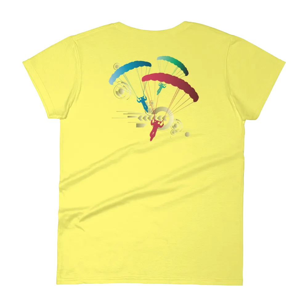 Skydive Competition - Full Edition - Women`s Colored T-Shirts