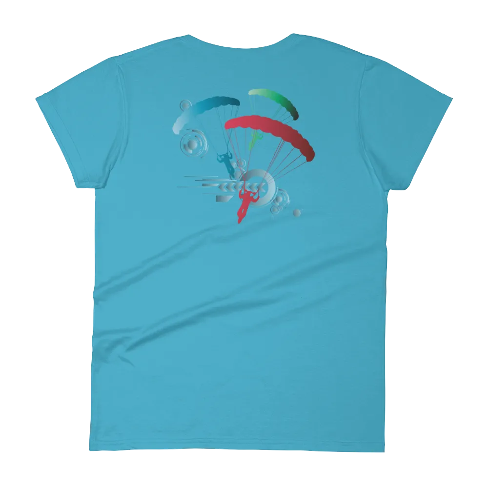 Skydive Competition - Full Edition - Women`s Colored T-Shirts