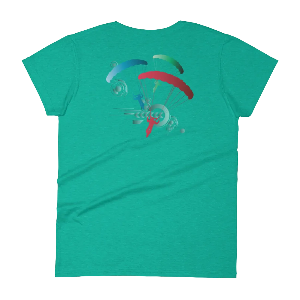 Skydive Competition - Full Edition - Women`s Colored T-Shirts