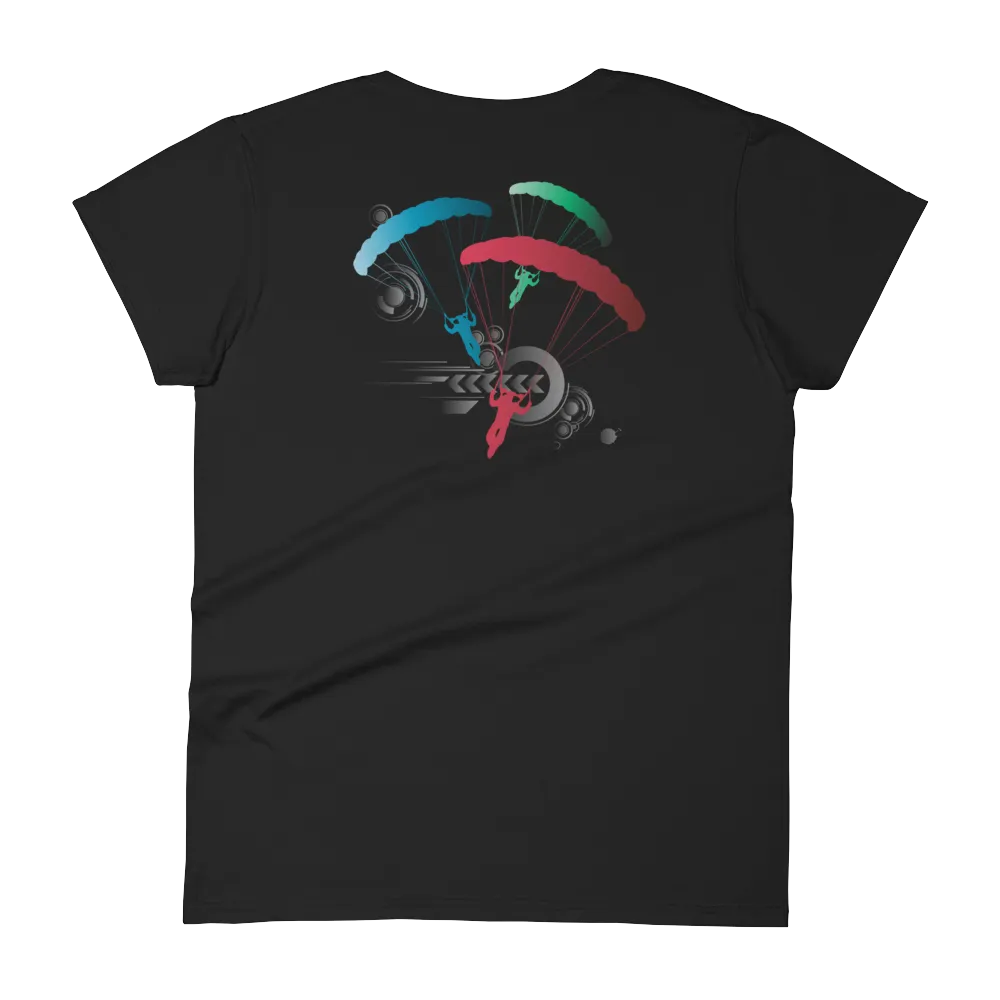 Skydive Competition - Full Edition - Women`s Colored T-Shirts