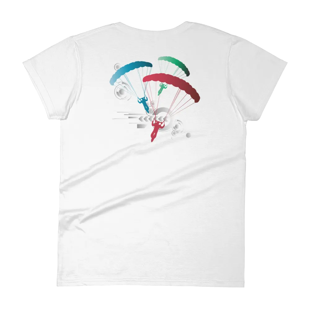 Skydive Competition - Full Edition - Women`s Colored T-Shirts