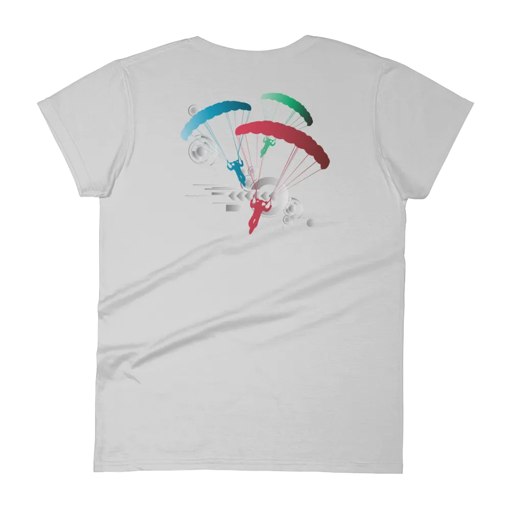 Skydive Competition - Full Edition - Women`s Colored T-Shirts