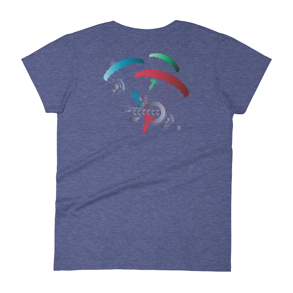 Skydive Competition - Full Edition - Women`s Colored T-Shirts