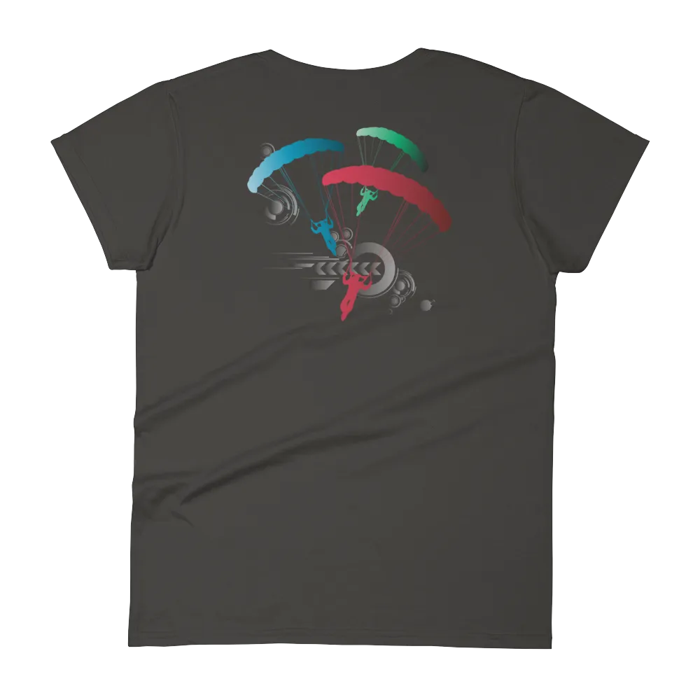 Skydive Competition - Full Edition - Women`s Colored T-Shirts