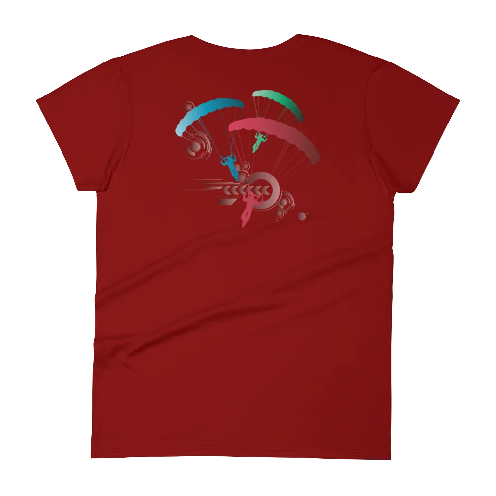 Skydive Competition - Full Edition - Women`s Colored T-Shirts
