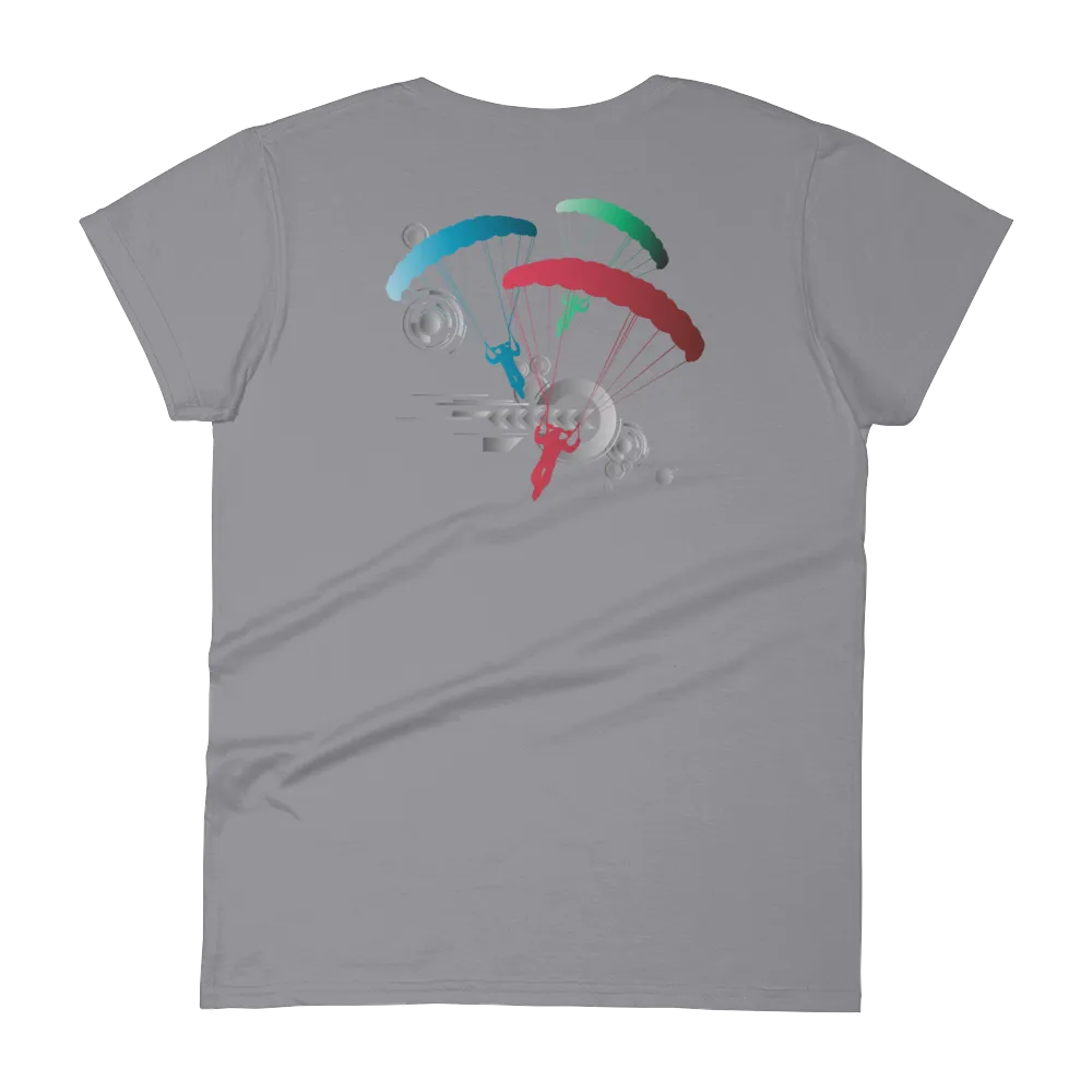 Skydive Competition - Full Edition - Women`s Colored T-Shirts