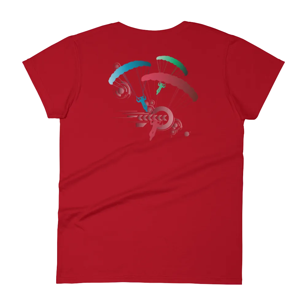 Skydive Competition - Full Edition - Women`s Colored T-Shirts