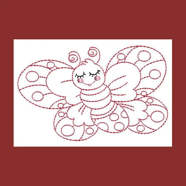 Sleeping Bugs Redwork