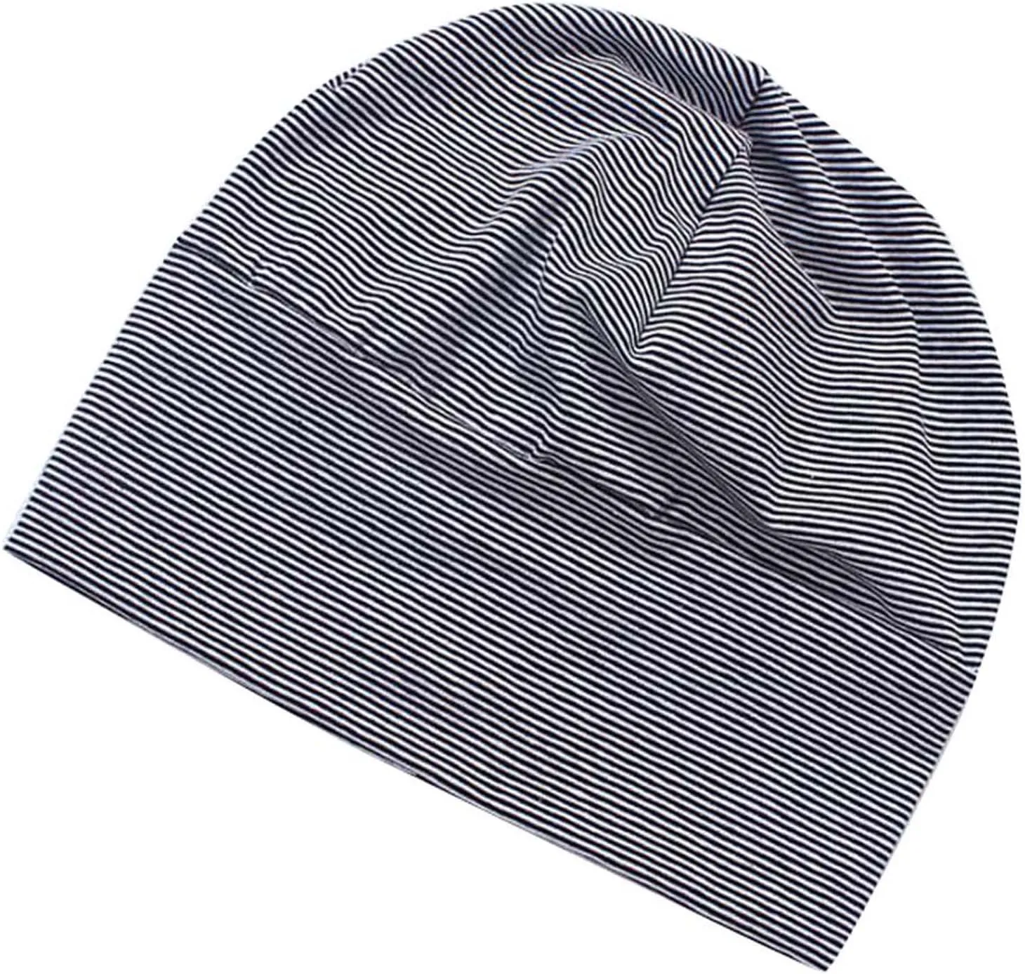 Sleeping Cap Adjustable Soft Elastic Knitted Hat Cold Windproof Warm Cap Shading Eye Mask Nightcap Multicolor