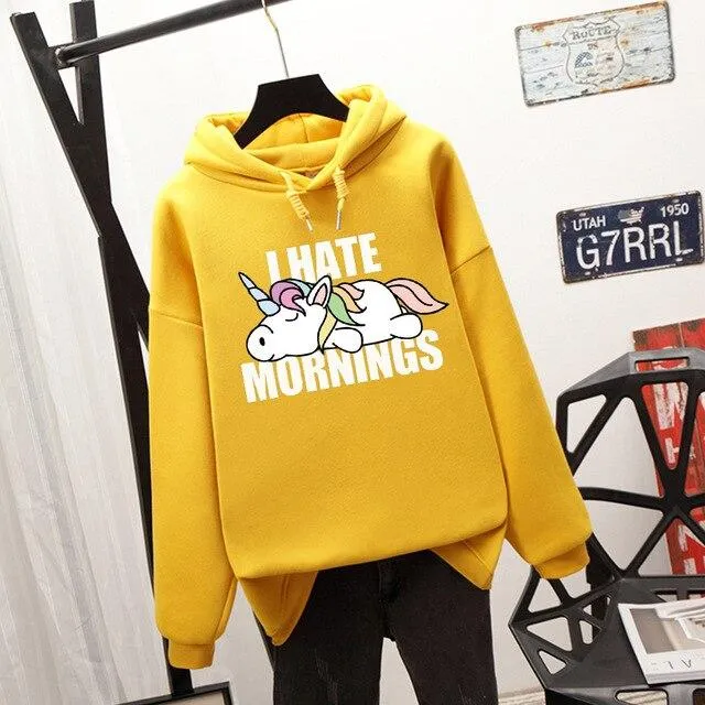 Sleeping Unicorn Hoodie
