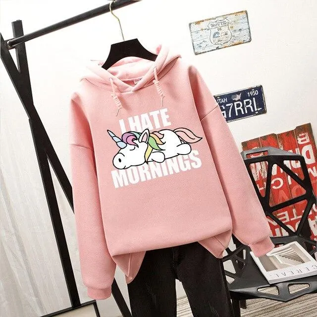 Sleeping Unicorn Hoodie