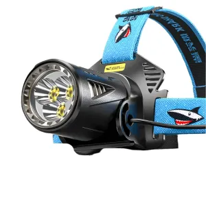 Smiling Shark TD2003 Rechargeable Headlamp LED M90*3 Powerful Super Bright Headlight with Sensor for Outdoor Camping