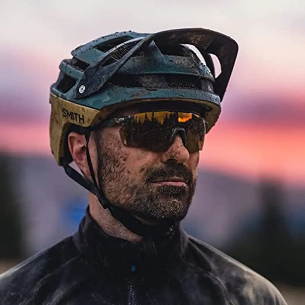 Smith Matte Spruce/Safari Forefront 2 MIPS Mountain Cycling Helmet - E007223L45155