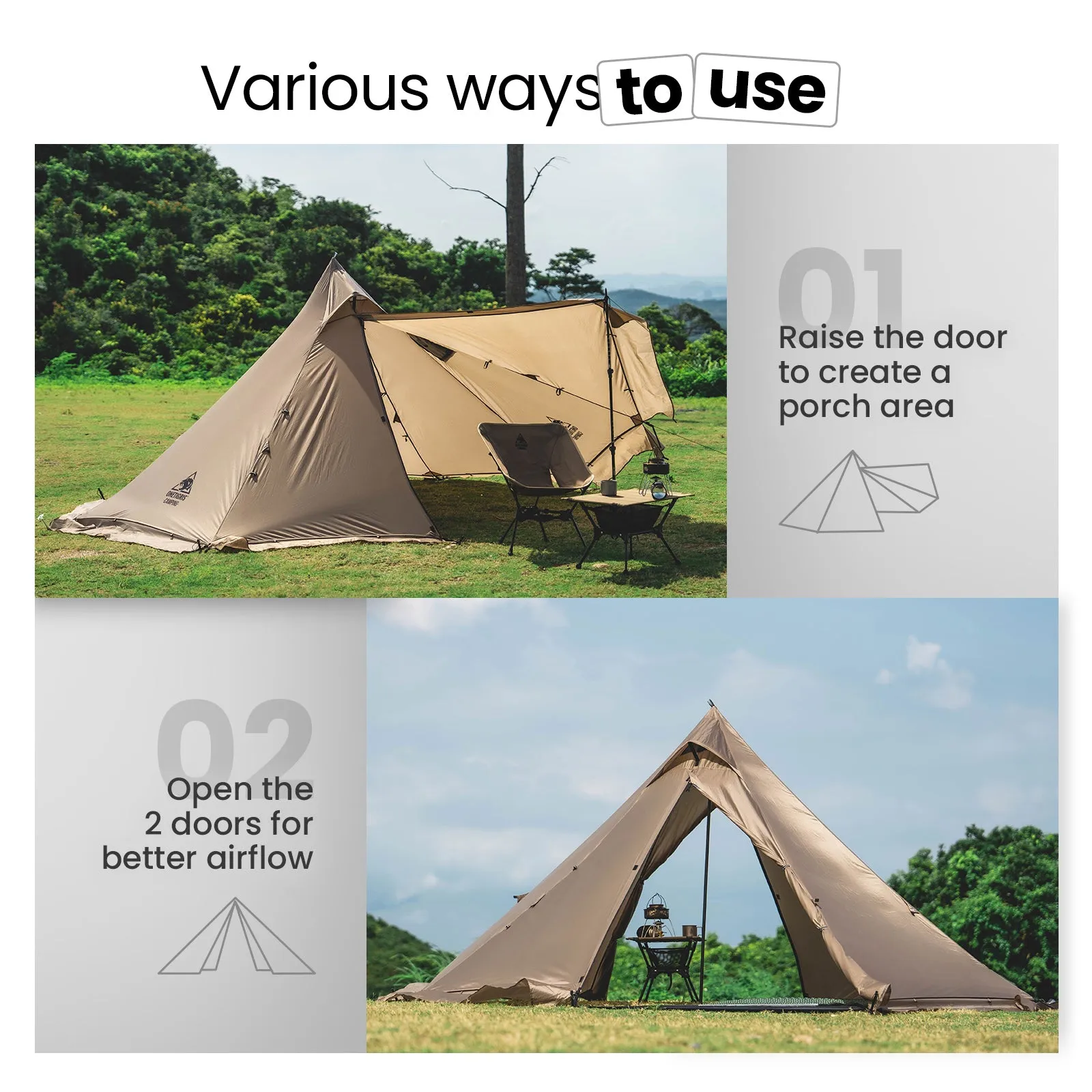 SMOKEY HUT Hot Tent