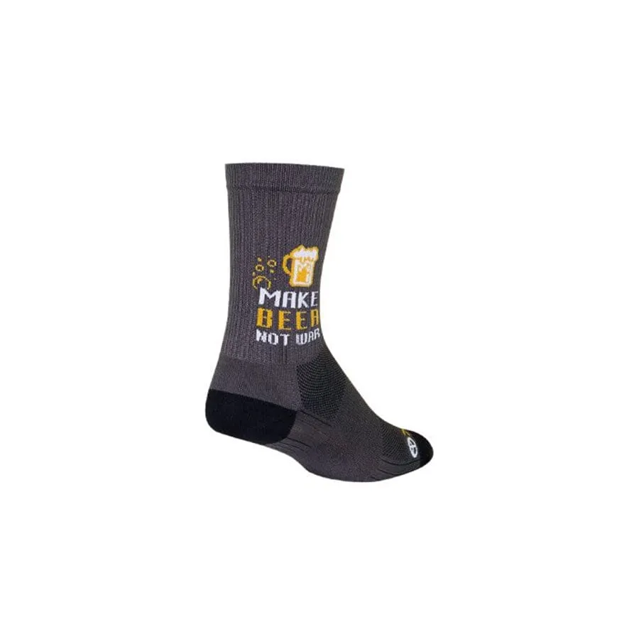 SockGuy Make Beer Not War 6" Socks