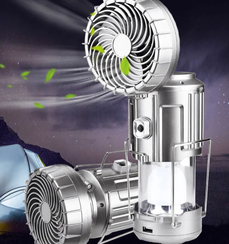 Solar Fan Camping Light