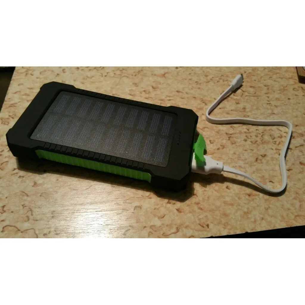 Solar Phone Charger PowerBank DCAE Real 10000mAh Power Bank Waterproof Shock drop resistance Dual USB Travel  For Android smart phone