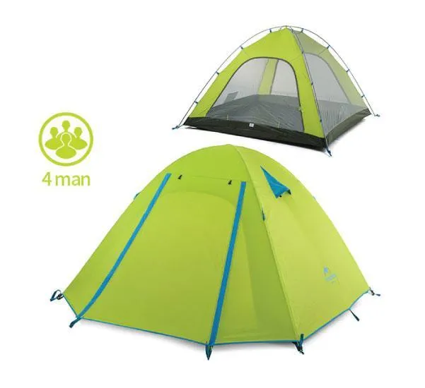 Speedy 4 - 2.9 Kg Hiking Tent - Lime Green