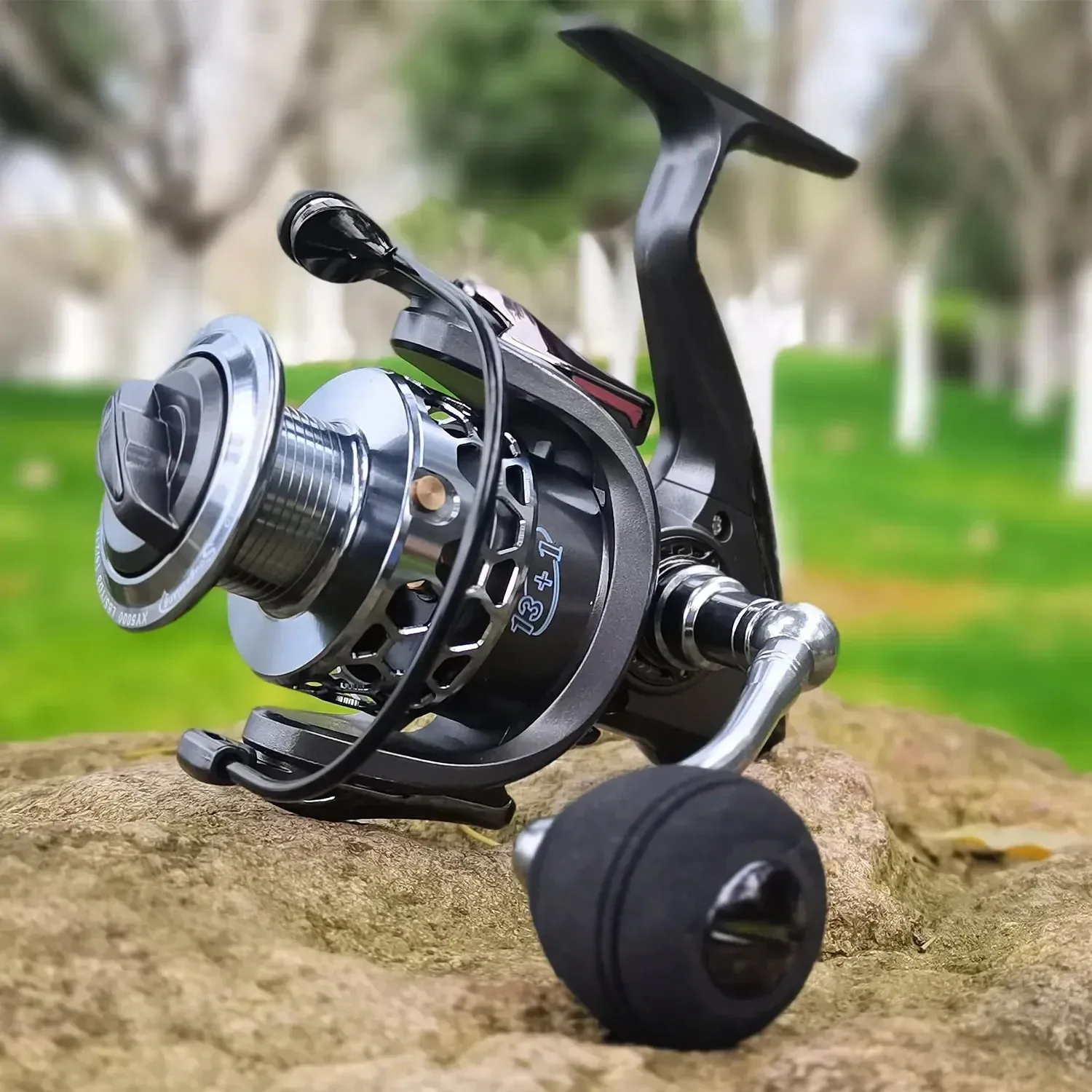 Spinning Fishing Reel High Speed Gear Aluminum Ultra Smooth Free Spool