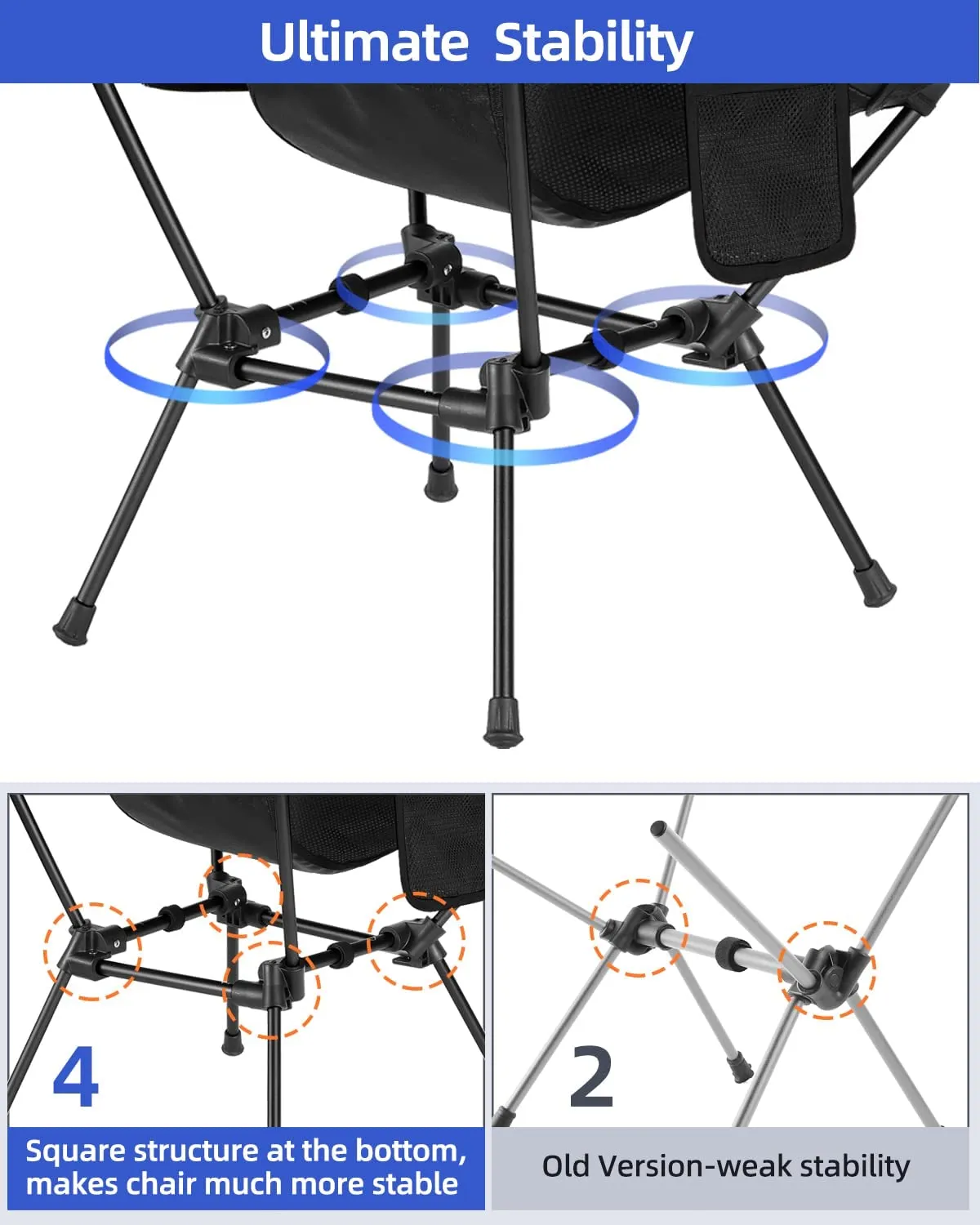 Sportneer Lightweight Portable Folding Camping Chair