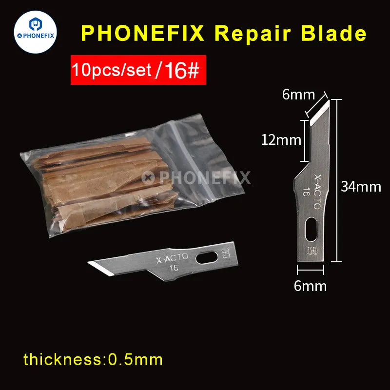 Stainless Steel Blades Knife Carving Tools PCB Repair Scraper