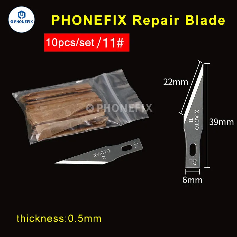 Stainless Steel Blades Knife Carving Tools PCB Repair Scraper