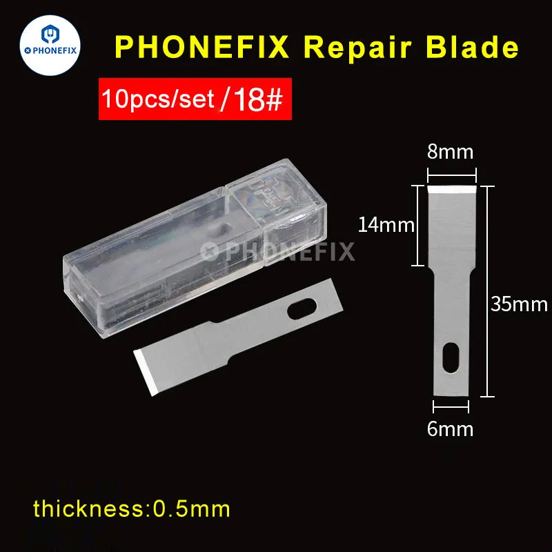Stainless Steel Blades Knife Carving Tools PCB Repair Scraper