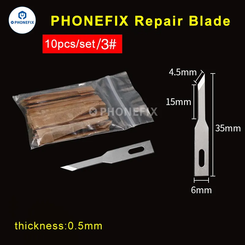 Stainless Steel Blades Knife Carving Tools PCB Repair Scraper