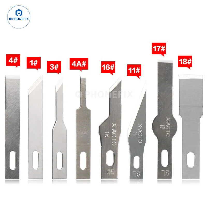 Stainless Steel Blades Knife Carving Tools PCB Repair Scraper