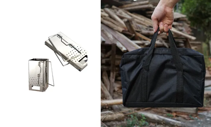 Stainless Steel Folding Charcoal Stove