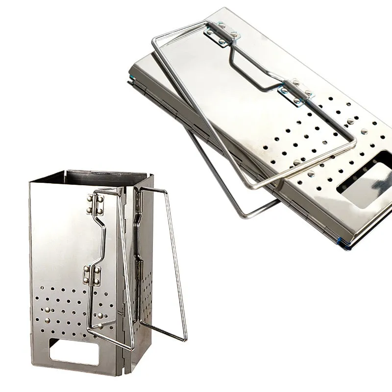 Stainless Steel Folding Charcoal Stove