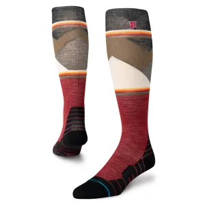 STANCE Jimmy Chin Performance Wool Snow Socks Red