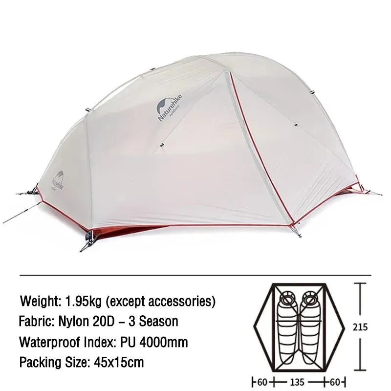 Star River 2 Ultralight Waterproof Tent for Backpacking and Outdoor Camping