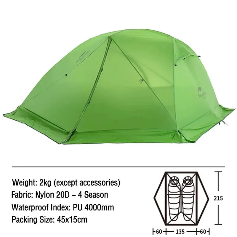 Star River 2 Ultralight Waterproof Tent for Backpacking and Outdoor Camping