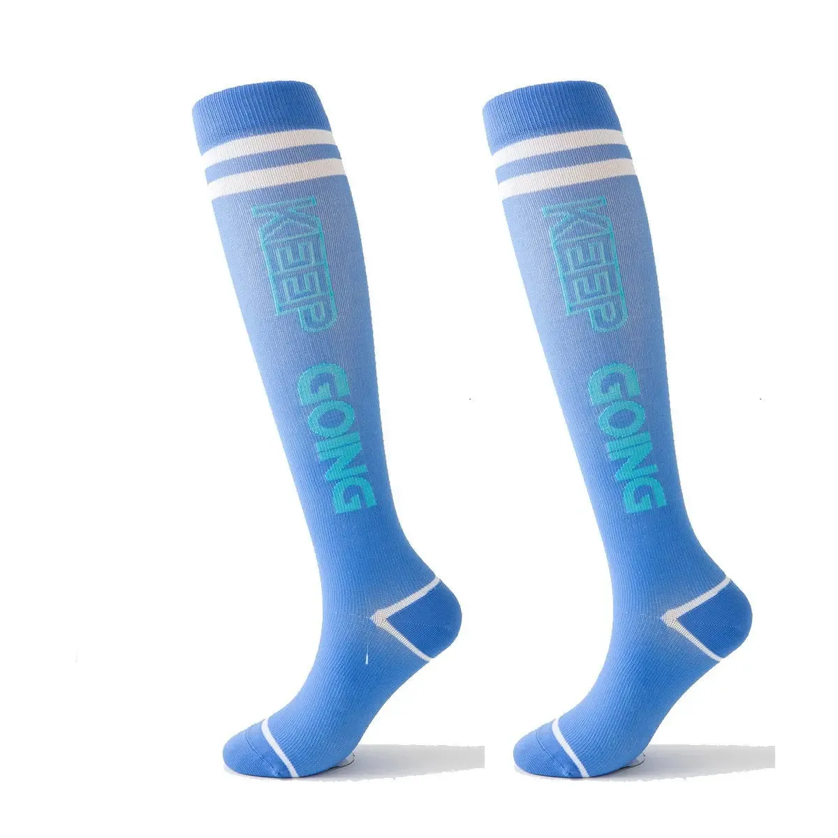 Strong pressure exercise, muscle compression socks, professional pressure socks, running, women's skipping rope, fitness, cyclin
