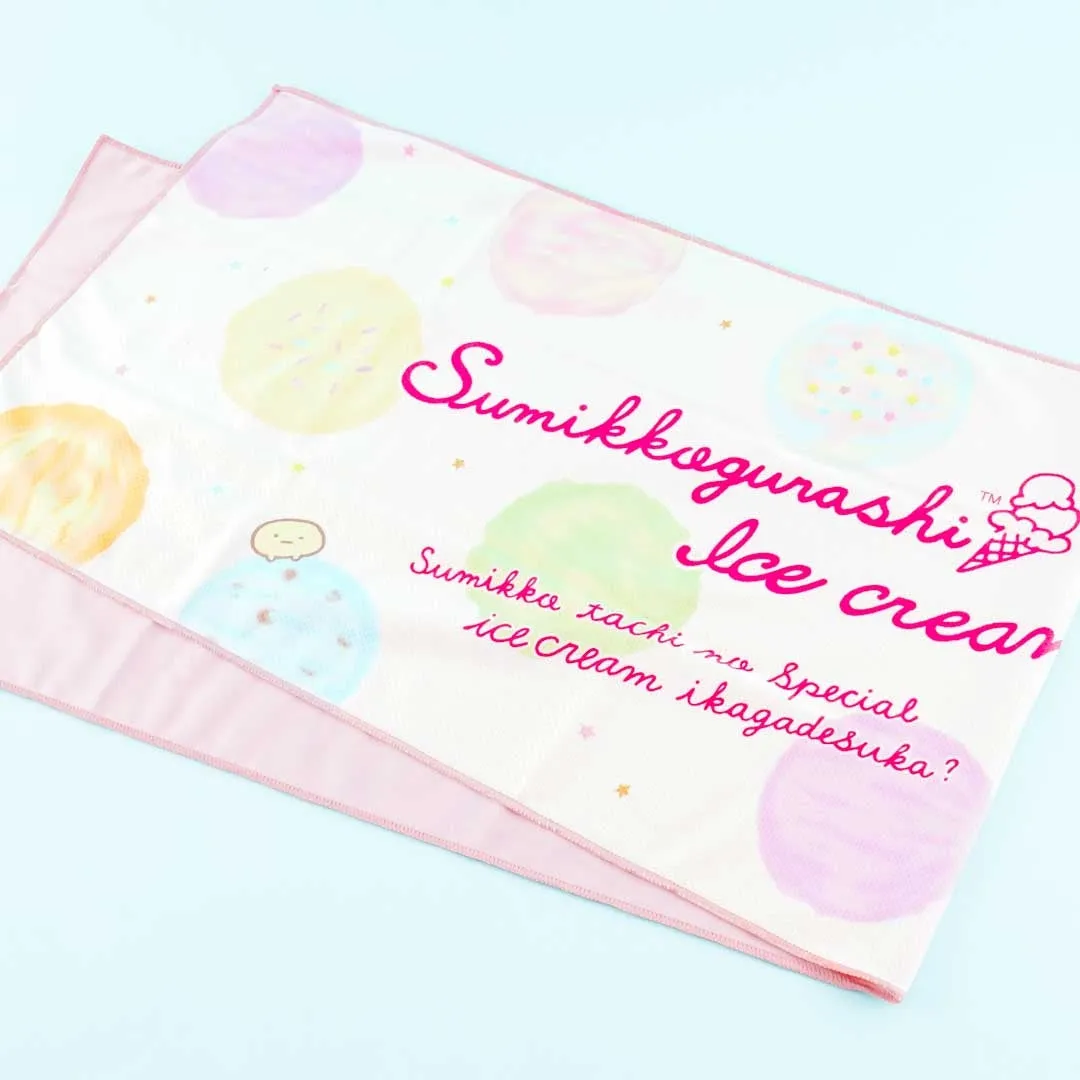 Sumikko Gurashi Ice Cream Cool Muffler Towel