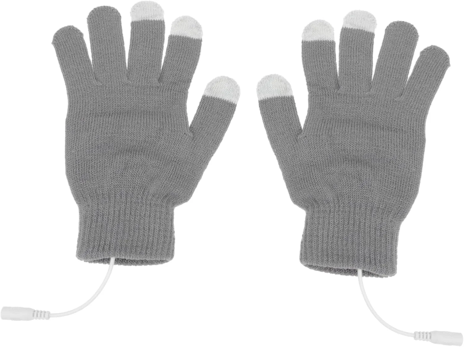 SUPVOX USB Heated Gloves for Men and Women Electric Heating Typing Mittens with Touchscreen Design Warm Knitted Gloves for Outdoor Sports for Camping Hiking and Winter