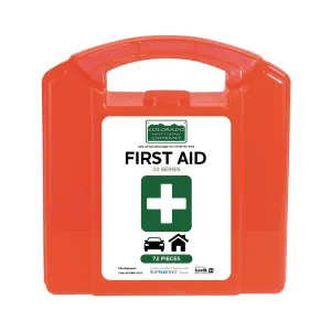 Surefill ALL PURPOSE 10 Series First Aid Kit – Red Translucent Case