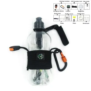 Survival Travel Kit Water Bottle Holder