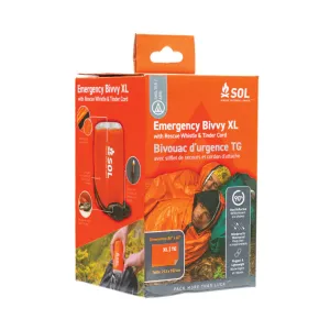 Survive Outdoors Longer SOL Emergency Bivvy XL with Rescue Whistle