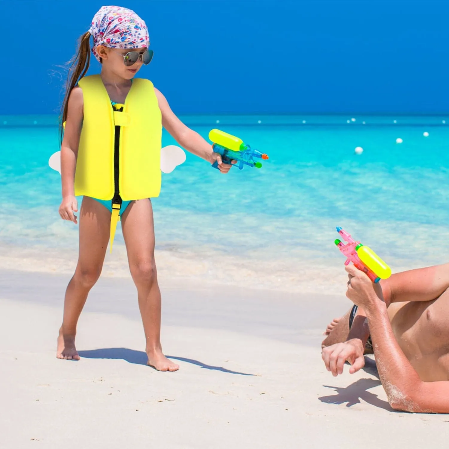 Swim Vest for Kids Float Jacket with Adjustable Crotch Strap