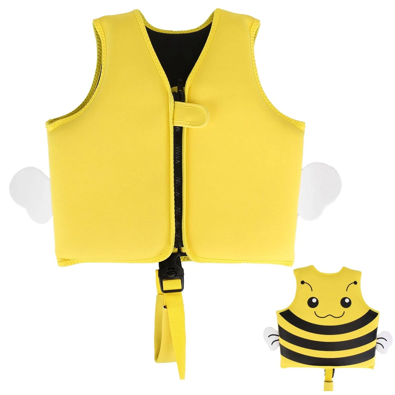 Swim Vest for Kids Float Jacket with Adjustable Crotch Strap